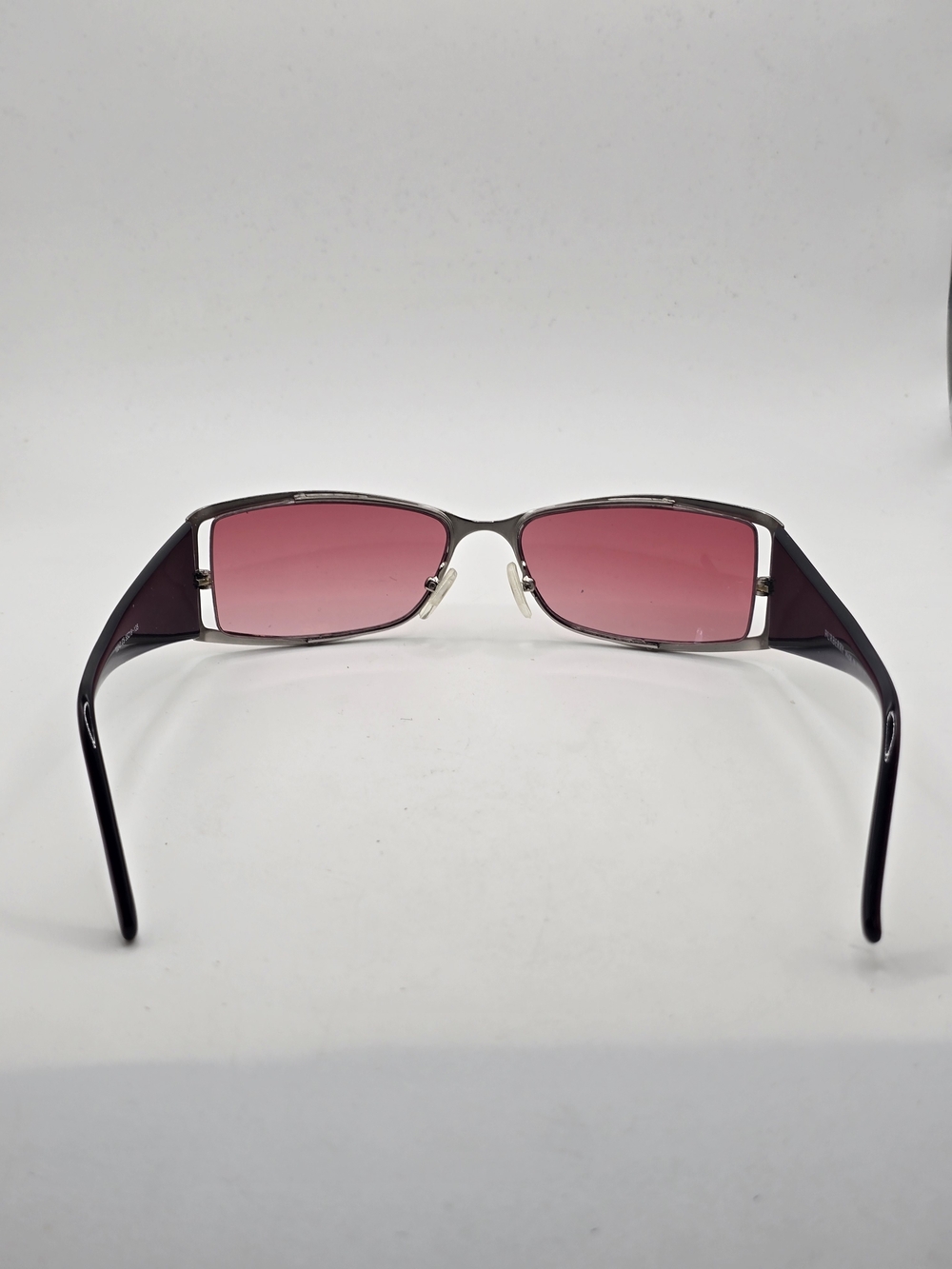 Burberry Slim Rectangular Sunglasses with Pink Gradient Lenses - Picture 6 of 7